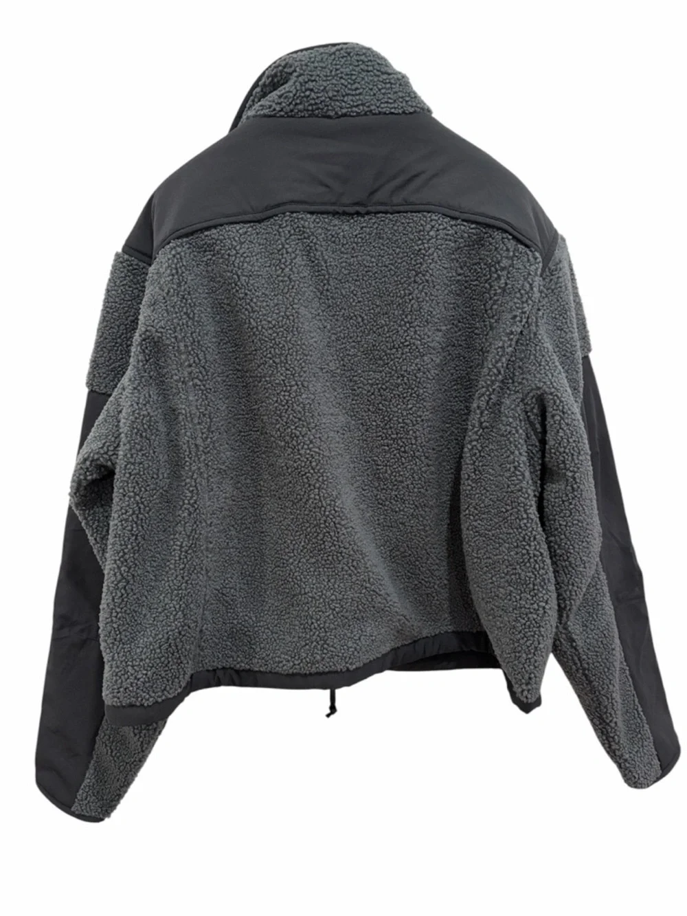 SKIMS NWT Teddy Boxy Zip Up Jacket Ash size XXSmall - Picture 5 of 10